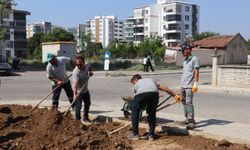 Nazilli’de yol, altyapı ve park çalışmaları sürüyor