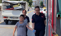 Nazilli'de talihsiz kaza: 9 yaşındaki çocuğa motosiklet çarptı