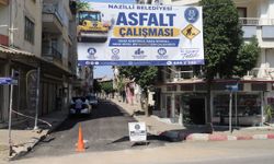 Nazilli Belediyesi ilçedeki yol çalışmalarını sürdürüyor