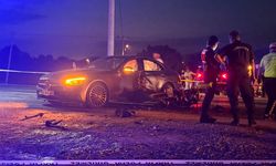 Motosiklet ile otomobil çarpıştı: 1 ölü