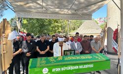 Aydın’da acı veda: Kazım Tütüncüoğlu eşinin yanına defnedildi