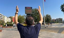 Aydın’da termometre 45 dereceyi gösterdi