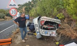 Aydın’da otomobil takla attı: 5 yaralı