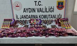 Didim’de iş yerinden 4 bin 630 yasaklı yanıcı madde çıktı