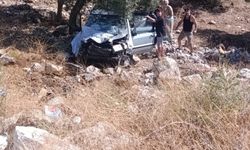 Direksiyon hakimiyetini kaybetti; zeytinlik alan uçtu