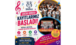 Nazilli Belediyesi, çocuk korosu yeni yeteneklerini bekliyor