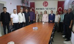 Nazilli'nin geleceği masaya yatırıldı: Kaymakam Kan'dan MHP'ye hayırlı olsun ziyareti