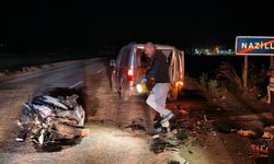 Park halindeki otomobile çarpan sürücü ağır yaralandı: Nazilli’de feci kaza