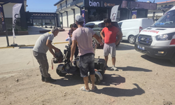 Elektrikli bisiklet devrildi, sürücü yaralandı!