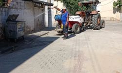 Yenipazar’da haşereye karşı ilaçlama çalışmaları sürüyor