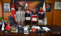 Aydın’da kahramanlara teşekkür belgesi