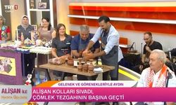 Alişan kolları sıvadı, çömlek yaptı