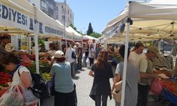 Kuşadası Üretici Pazarı'nda sonbahar bereketi başladı