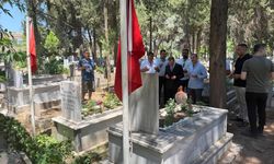 MHP Nazilli’den ülkücü şehide vefa: Kabri başında anıldı