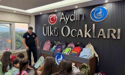 Ülkücülerden öğrencilere kırtasiye desteği