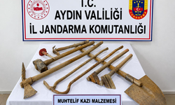 Jandarma çilek tarlasında enseledi Nazilli’de kaçak kazıcılara suçüstü!