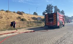 Aydın’da korkutan yangın! : Alevler okul ve muayene istasyonuna dayandı