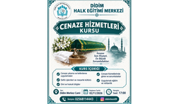Didim Halk Eğitimi Merkezi'nden Cenaze Hizmetleri kursu