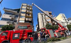 Aydın’da dürümcü bacasında yangın! Trafik durduruldu