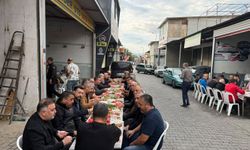 Aydın’da sanayi esnafı kahvaltıda buluştu