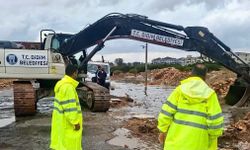 Didim Belediyesi'nden yağış sonrası sahada önlem çalışmaları