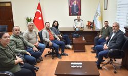 Didim'de Mimar Mühendis Odaları temsilcilerinden DTO'ya tebrik ziyareti