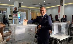 Didim’de Yeni Parti üyeleri İl başkanlığı ön seçimi için sandıkta