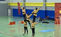 Didimli çocuklar sirkte hoş dakikalar geçirdi