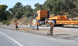 Kuşadası Aydın yolunda deforme olan bölümler yenilendi