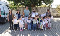 Nazilli’de minik öğrenciler can dostlarla bir araya geldi