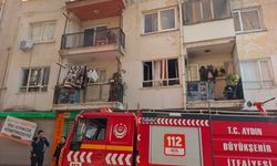 Aydın'da ocakta unutulan yemek evi yaktı