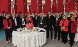Aydın protokolü resepsiyonda buluştu