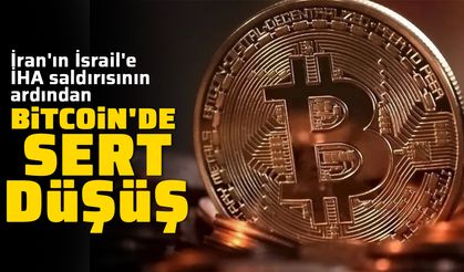 İran'ın İsrail'e İHA saldırısının ardından Bitcoin'de sert düşüş