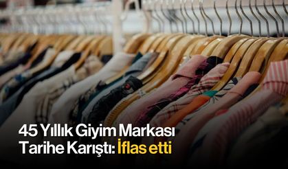 45 Yıllık Marka Tarihe Karıştı