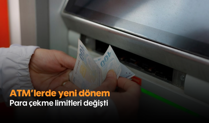 ATM'lerde yeni dönem: Para çekme limitleri değişti