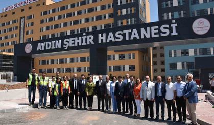 Bakanlık heyeti Aydın’daki sağlık yatırımlarını inceledi