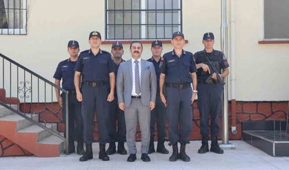 Koçarlı Kaymakamı Taşkın jandarma personeli ile bir araya geldi