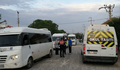 Didim'de okul servisleri denetlendi