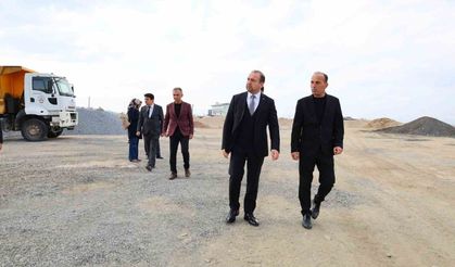 Koçarlı Devlet Hastanesi’nin Geçici Hizmet Alanı’nda inceleme yapıldı