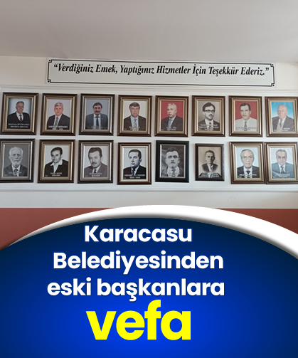 Karacasu Belediyesinden eski başkanlara vefa