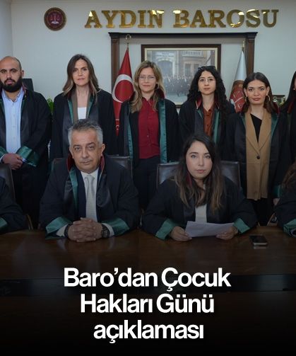 Baro’dan Çocuk Hakları Günü açıklaması