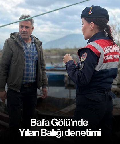 Bafa Gölü’nde Yılan Balığı denetimi