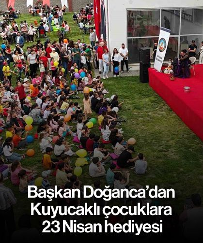 Başkan Doğanca’dan Kuyucaklı çocuklara 23 Nisan hediyesi