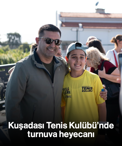 Kuşadası Tenis Kulübü'nde turnuva heyecanı