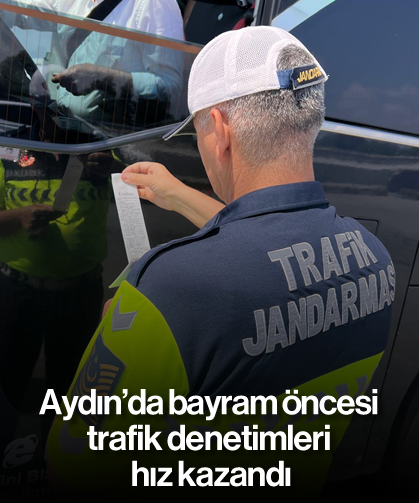 Aydın’da bayram öncesi trafik denetimleri hız kazandı