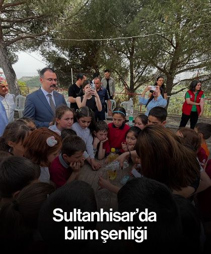 Sultanhisar'da bilim şenliği: Hem eğlendiler hem öğrendiler