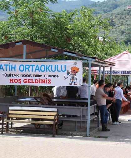 Bozdoğanda öğrenciler projelerini sergiledi