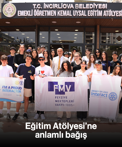 Eğitim Atölyesi'ne anlamlı bağış