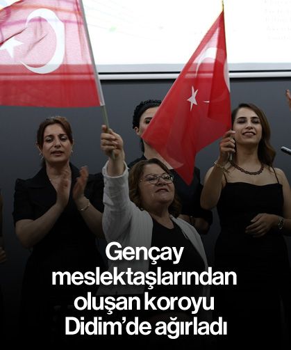 Gençay, meslektaşlarından oluşan koroyu Didim’de ağırladı