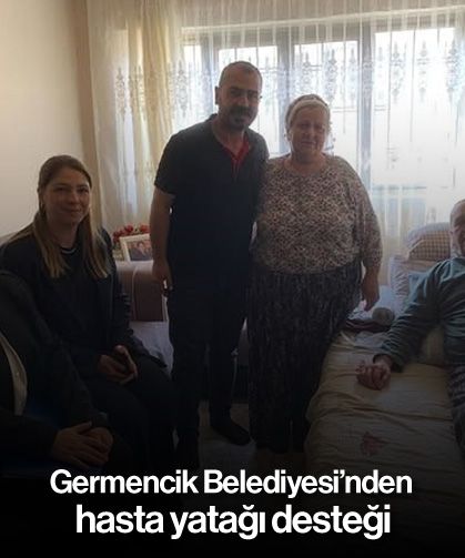 Germencik Belediyesi’nden hasta yatağı desteği